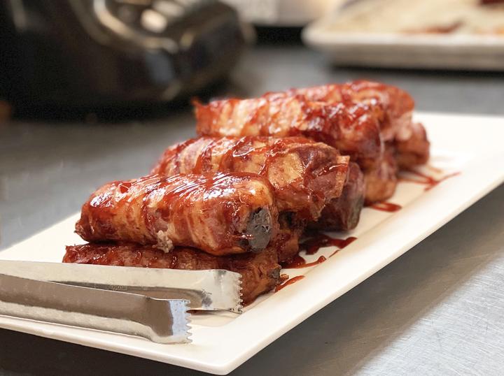Sous Vide Bacon Wrapped Pork Spare Ribs